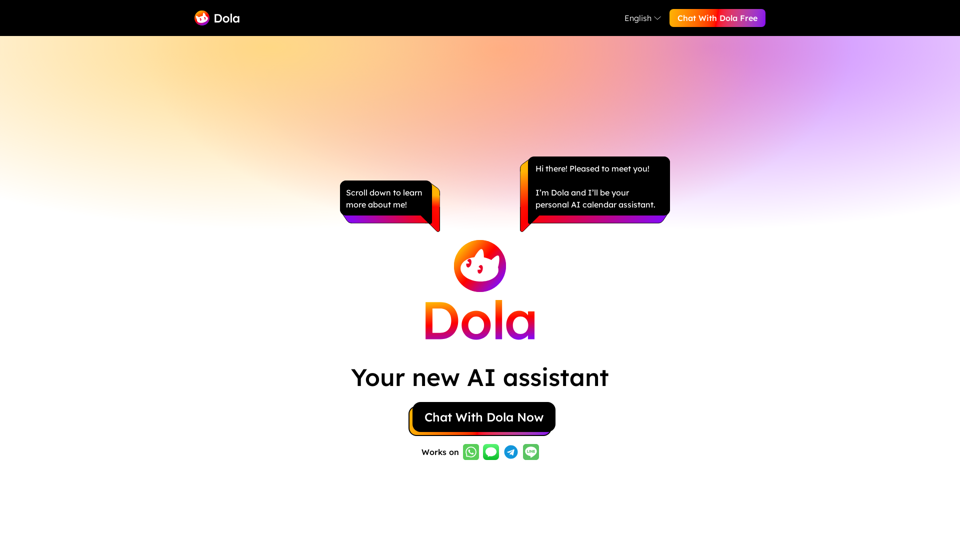 Dola - AI Calendar Assistant