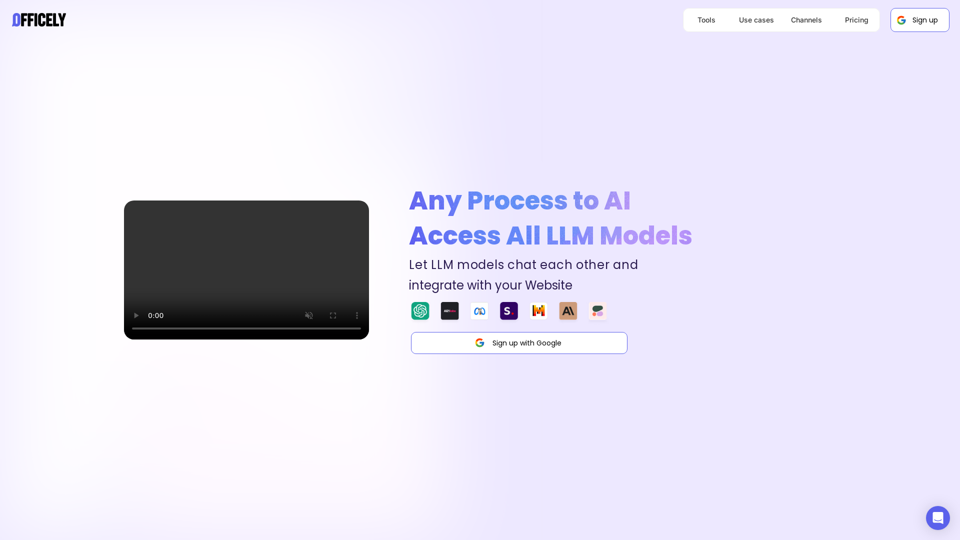 Officely AI - Any Process to AI with All LLM Models