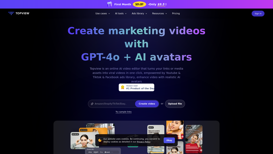 AI Video Editor | Create viral videos with AI - Topview.ai